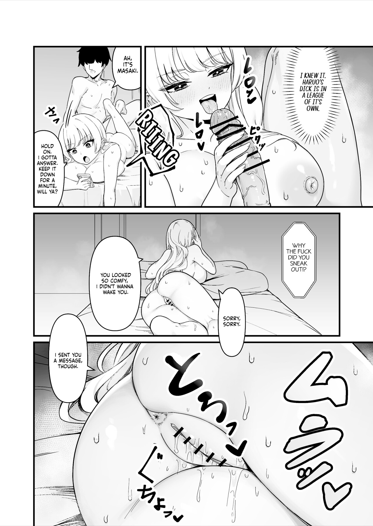 Hentai Manga Comic-I Had Wild Sex with a Taken Busty Gyaru Part-Timer!-Read-43